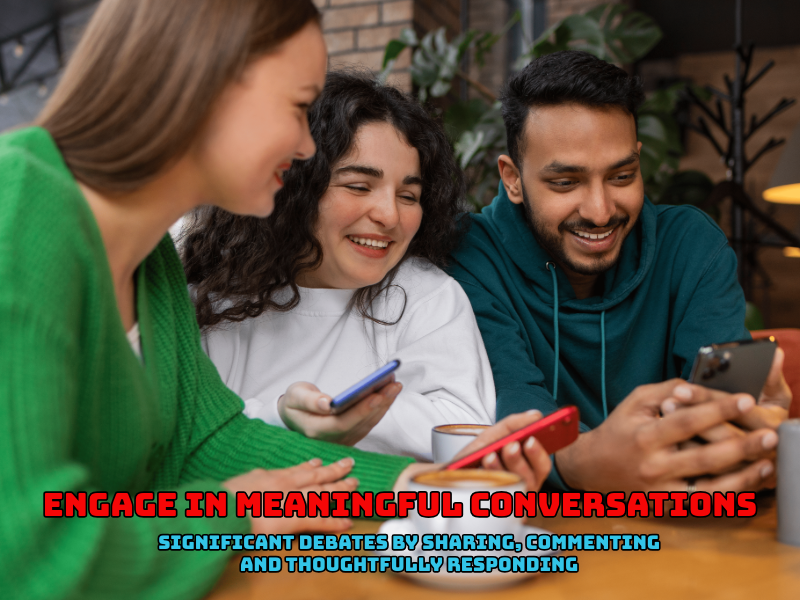 Engage in Meaningful Conversation and Significant Debates